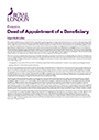 Deed of Appointment of a Beneficiary